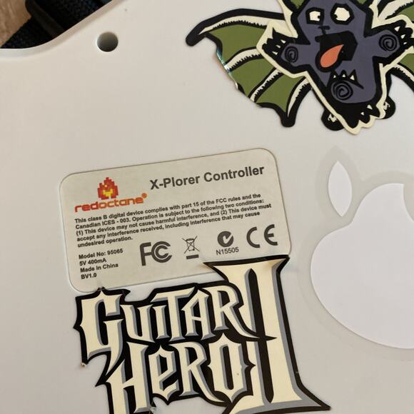 Xbox 360 Wired Guitar Hero Gibson X-Plorer Xplorer Controller RedOctane 95055 - Picture 6 of 10